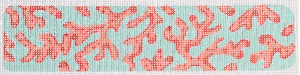 Kate Dickerson Needlepoint Collections Red Coral Cuff Needlepoint Canvas