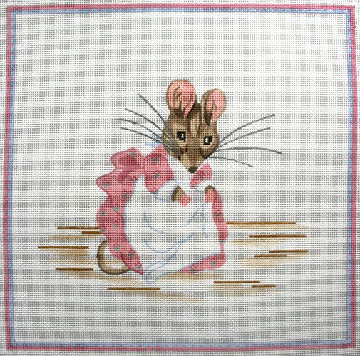 Kate Dickerson Needlepoint Collections Hunka Munka Mouse Needlepoint Canvas