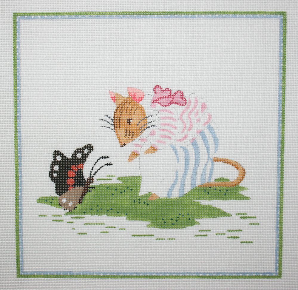 Kate Dickerson Needlepoint Collections Mrs. Tittlemouse Needlepoint Canvas