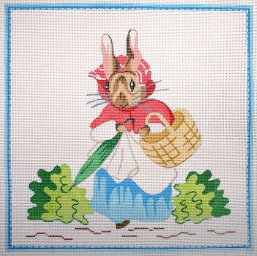 Kate Dickerson Needlepoint Collections Mother Bunny Needlepoint Canvas