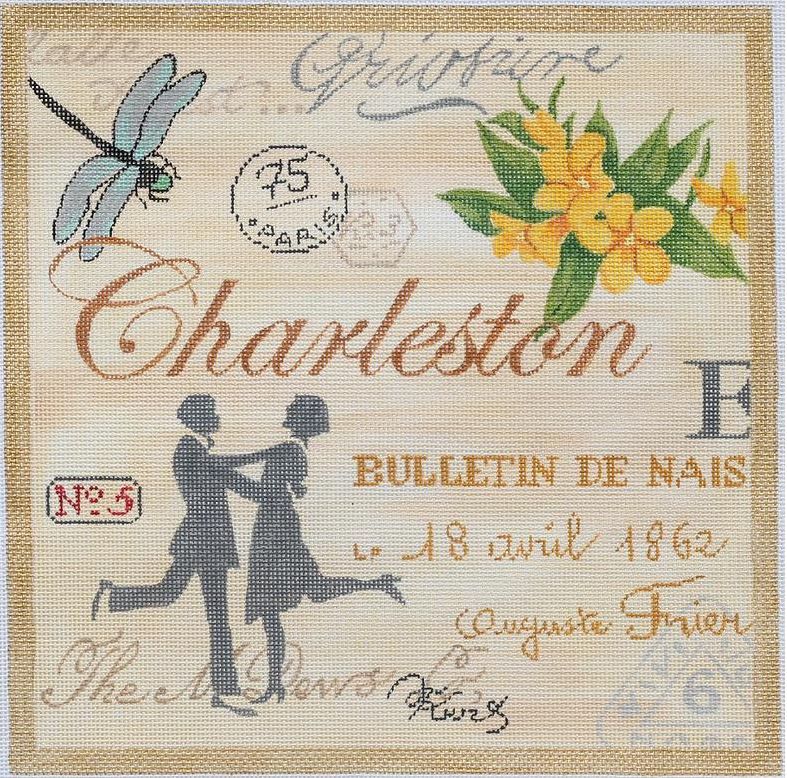 Kate Dickerson Needlepoint Collections Charleston College Needlepoint Canvas