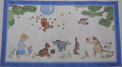 Kate Dickerson Needlepoint Collections Pooh & Friends Rug/Wall Hanging Needlepoint Canvas