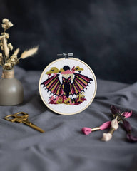 Innocent Bones The Vampire Bat Cross Stitch Kit