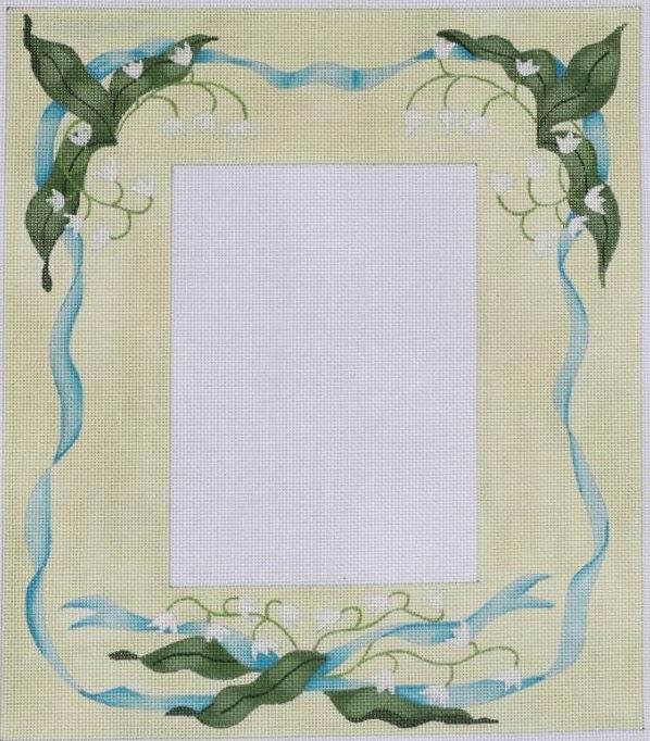 Kate Dickerson Needlepoint Collections Lily Of The Valley Wedding Needlepoint Canvas