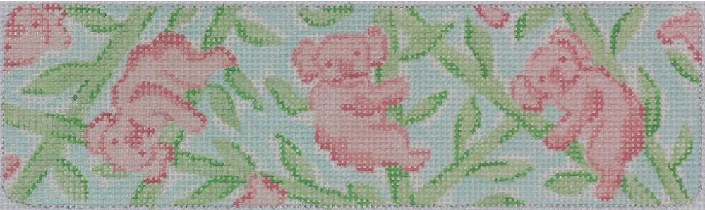 Kate Dickerson Needlepoint Collections Lilly Koala Bears Wide Belt Needlepoint Canvas