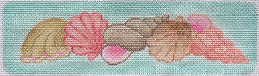 Kate Dickerson Needlepoint Collections Mixed Shells on Caribbean Needlepoint Canvas