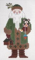 Painted Pony Designs Woodsman Santa Needlepoint Canvas