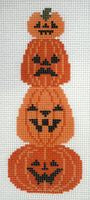 Painted Pony Designs Stacked Pumpkins 240 Needlepoint Canvas