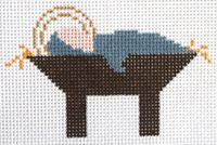 Painted Pony Designs Petei Nativity Baby Jesus Needlepoint Canvas