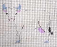 Painted Pony Designs Standing Cow 311-A Needlepoint Canvas