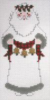 Painted Pony Designs Santa in White 314 Needlepoint Canvas