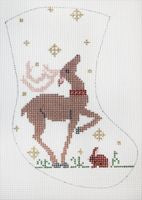 Painted Pony Designs Prancing Deer Needlepoint Canvas