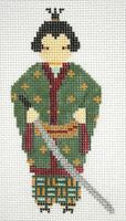 Painted Pony Designs Petei Samurai  Needlepoint Canvas