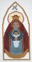 Painted Pony Designs Black Madonna Needlepoint Canvas