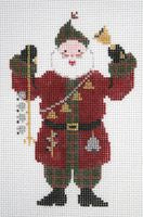 Painted Pony Designs Bell Santa 590 Needlepoint Canvas