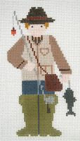 Painted Pony Designs Fisherman 612M Needlepoint Canvas