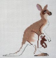 Painted Pony Designs Kangaroo 809 Needlepoint Canvas