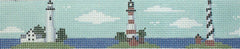 Susan Roberts Needlepoint Lighthouses and Seagulls Belt Needlepoint Canvas