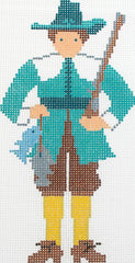 Susan Roberts EP Arts Pilgrim, Male Needlepoint Canvas