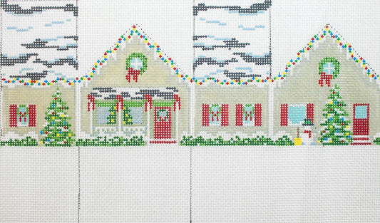 Susan Roberts Needlepoint Christmas Mini House 3D Needlepoint Canvas