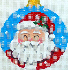 Susan Roberts Needlepoint Santa Face Needlepoint Canvas