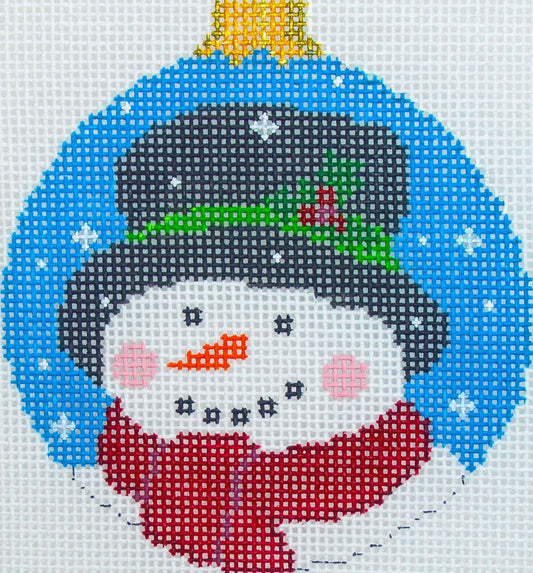 Susan Roberts Needlepoint Snowman Face Needlepoint Canvas