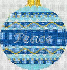 Susan Roberts Needlepoint Peace Ornament Needlepoint Canvas