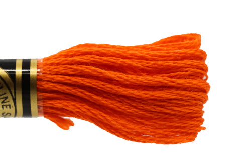 DMC Embroidery Floss - 0946 Fire