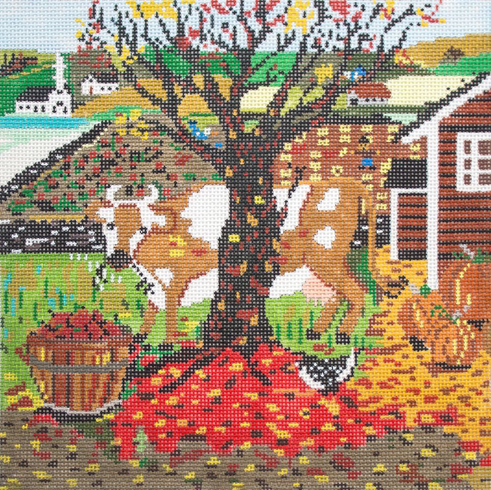 Cooper Oaks Design Autumn MML 923 Needlepoint Canvas