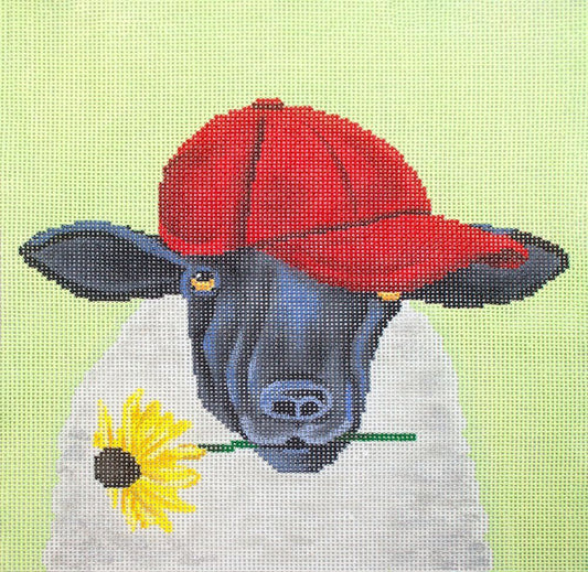 CBK Needlepoint Collections Sheep w/ Red Hat Needlepoint Canvas