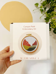 M Creative J Canyon Park Desert Landscape Embroidery Kit