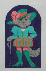 Labors of Love Fancy Cat Needlepoint Canvas