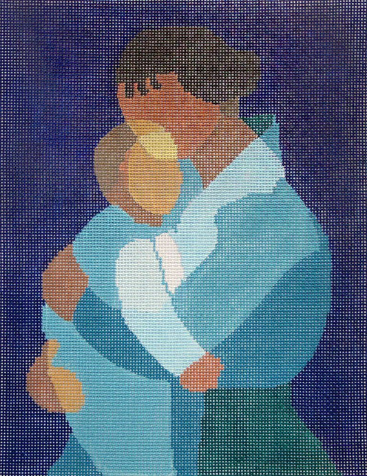 Changing Woman Designs Toffoli Mother & Child Needlepoint Canvas