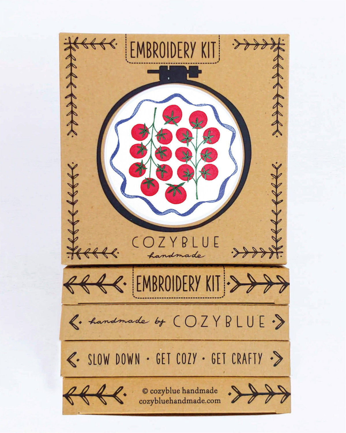 Cozyblue Handmade Tomatoes Embroidery Kit