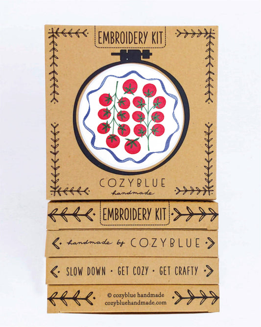 Cozyblue Handmade Tomatoes Embroidery Kit