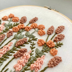 And Other Adventures Embroidery Co Avonlea Embroidery Kit - Terracotta