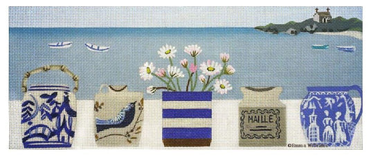 Melissa Shirley Designs Daisy Pot Needlepoint Canvas