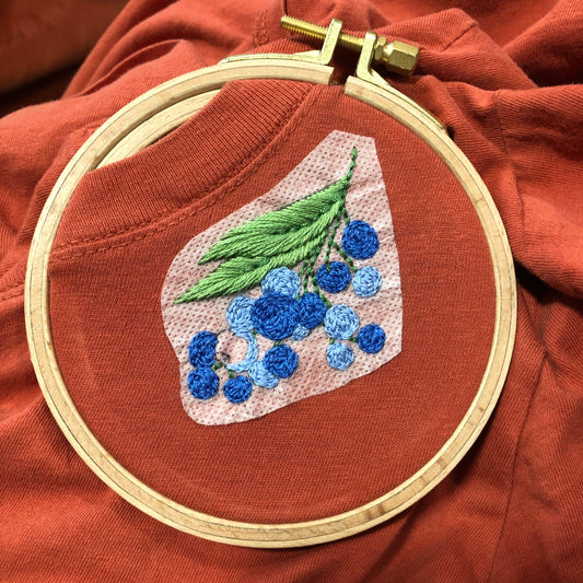 M Creative J Forest Forage Peel Stick and Stitch Embroidery Patterns