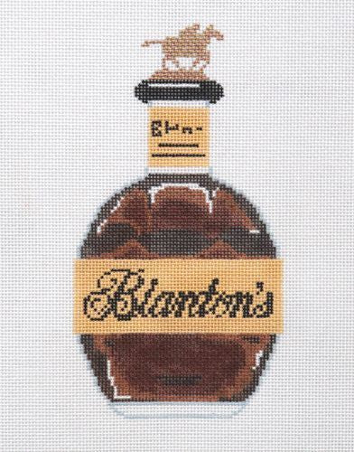 The Meredith Collection Blantons Liquor Bottle Needlepoint Canvas