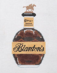The Meredith Collection Blantons Liquor Bottle Needlepoint Canvas