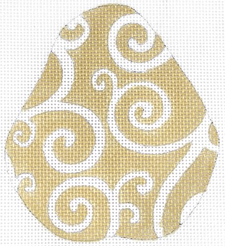 Melissa Shirley Designs Curly Cues 1396J Needlepoint Canvas