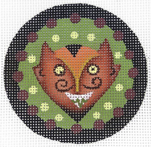 Melissa Shirley Designs Devil Ornament Needlepoint Canvas