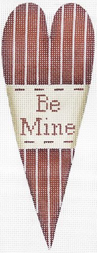 Melissa Shirley Designs Be Mine Heart Needlepoint Canvas