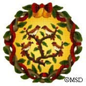 Melissa Shirley Designs Calling Birds Needlepoint Canvas