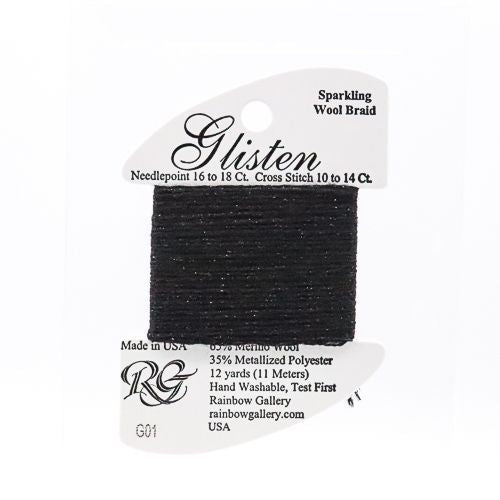 Rainbow Gallery Glisten - 001 Jet Black