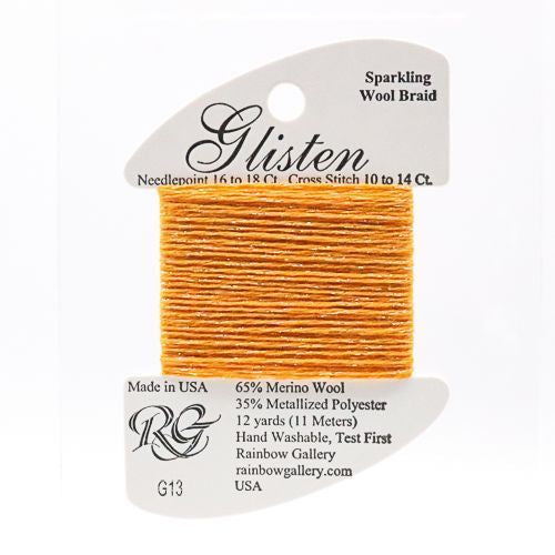 Rainbow Gallery Glisten - 013 Orange Popsicle