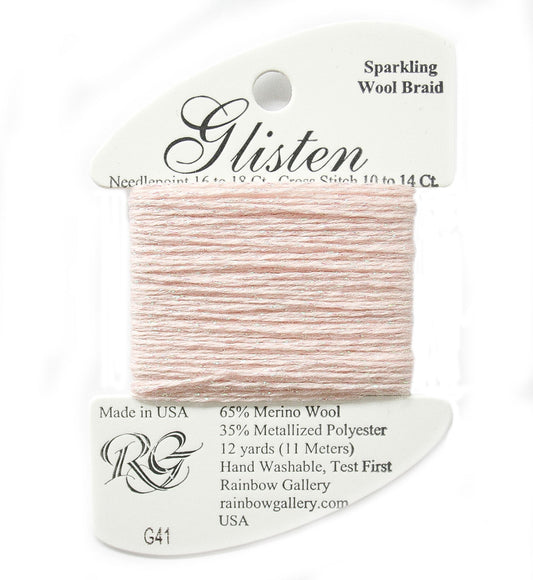 Rainbow Gallery Glisten - 041 Barely Pink
