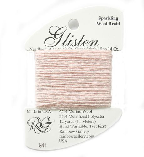 Rainbow Gallery Glisten - 041 Barely Pink