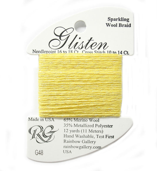 Rainbow Gallery Glisten - 048 Blazing Yellow