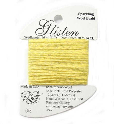 Rainbow Gallery Glisten - 048 Blazing Yellow